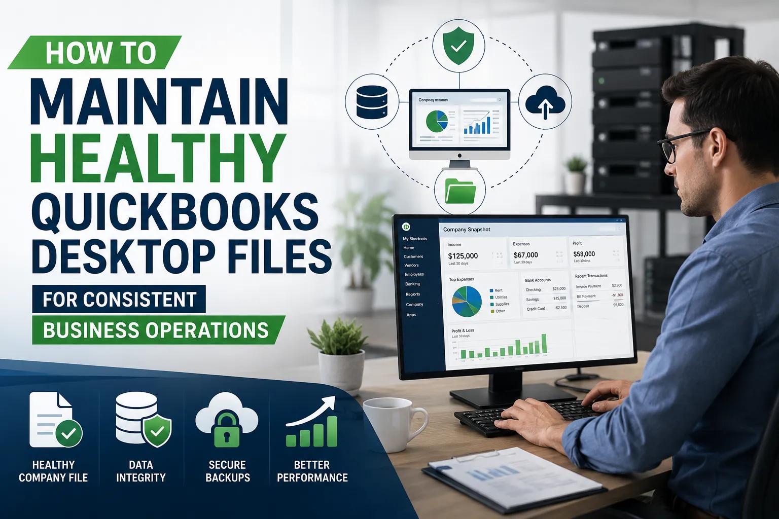 Healthy QuickBooks Desktop company file maintenance guide
